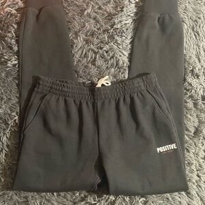 Positive Black Sweatpants